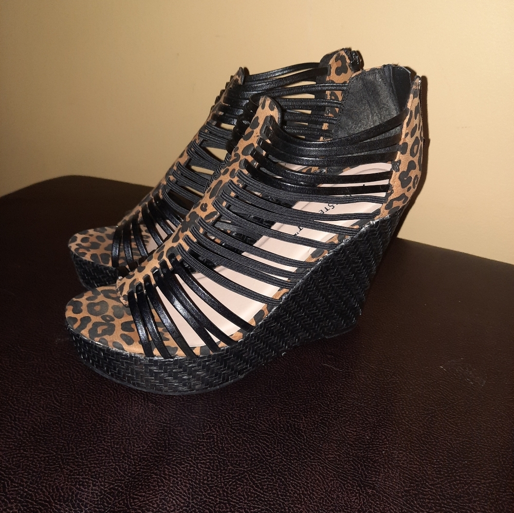 Animal Print Wedges